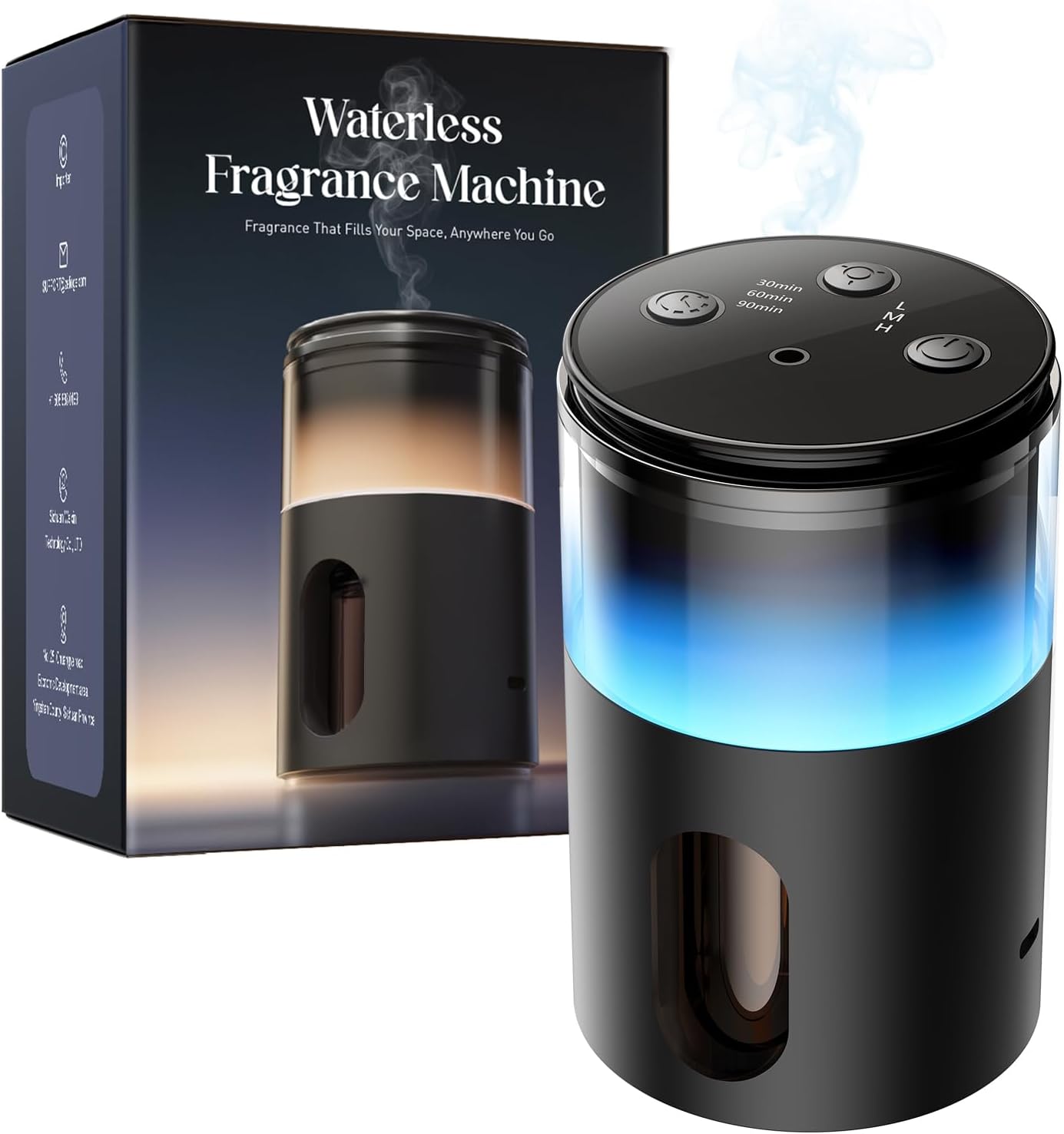 Pmsusoow Waterless Essential Oil Diffuser