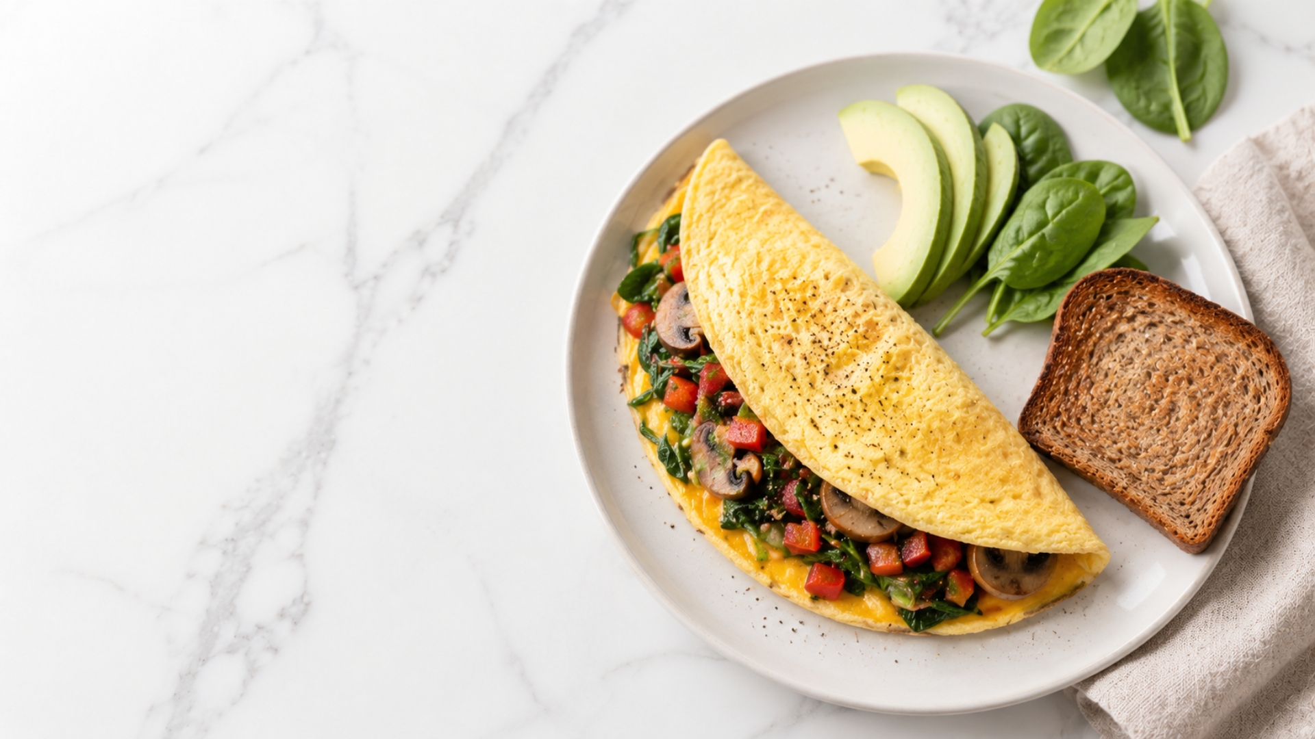 Protein-Packed Veggie Omelet