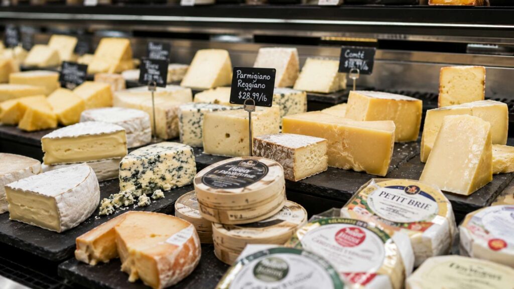 Gourmet or Imported Cheeses