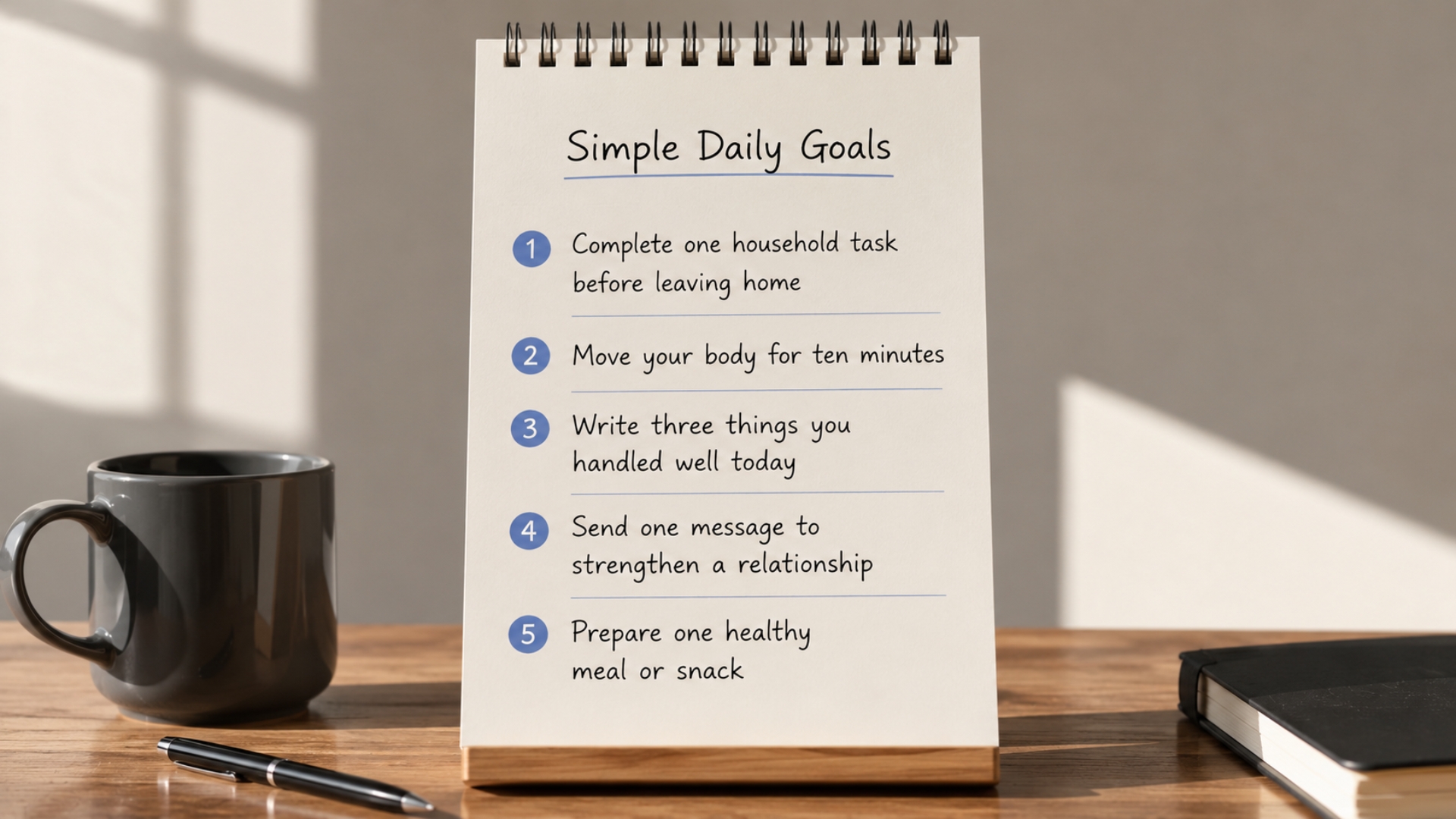 Simple Daily Goals to Start With