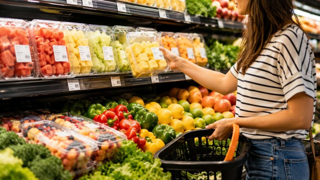 Pre-Cut or Pre-Washed Produce