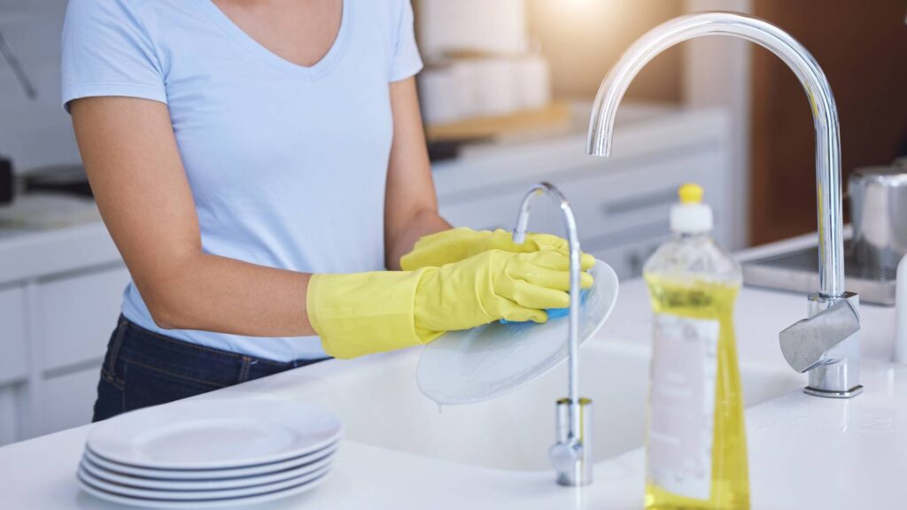 Clean Dishes After Meals