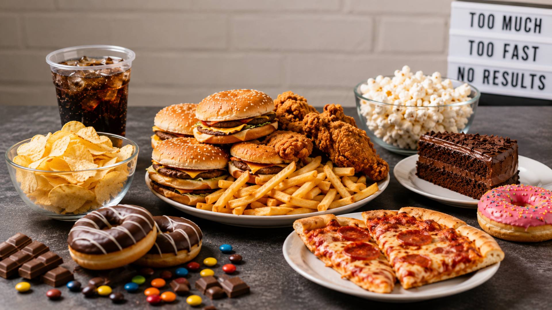 Weight Gain Mistakes Eating too much too fast