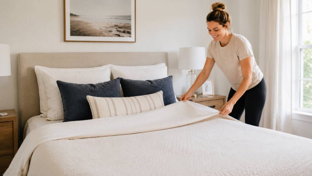 Make Your Bed Each Morning is one of the best Daily Habits That Prevent Clutter