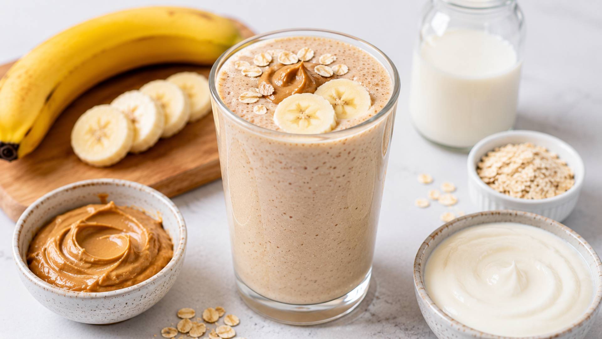 Peanut Butter Banana Power Smoothie