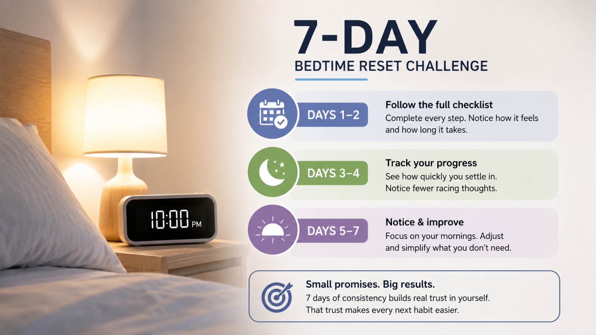 7-Day Bedtime Reset Challenge