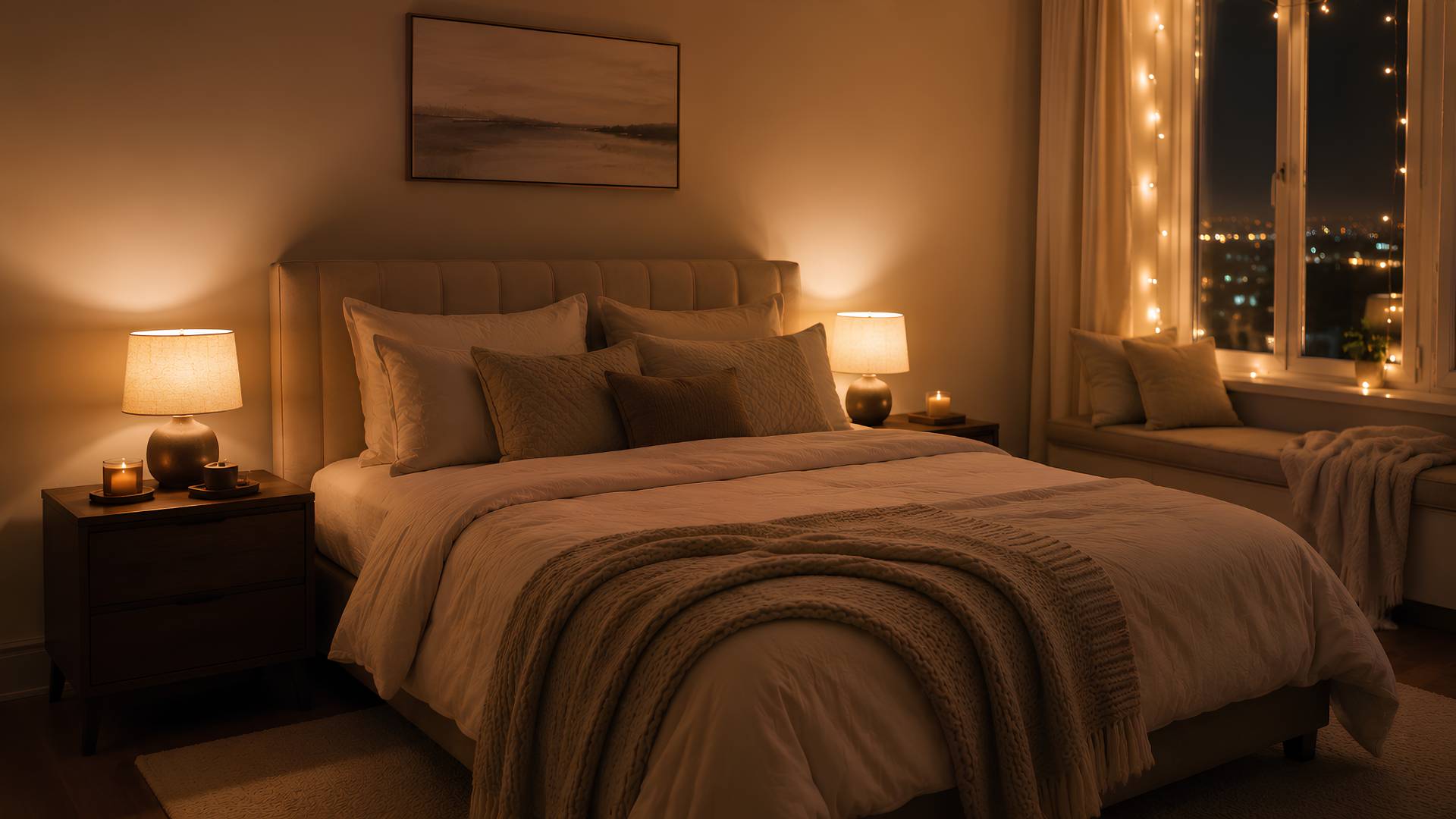 Choose Warm Lighting Over Harsh Bulbs