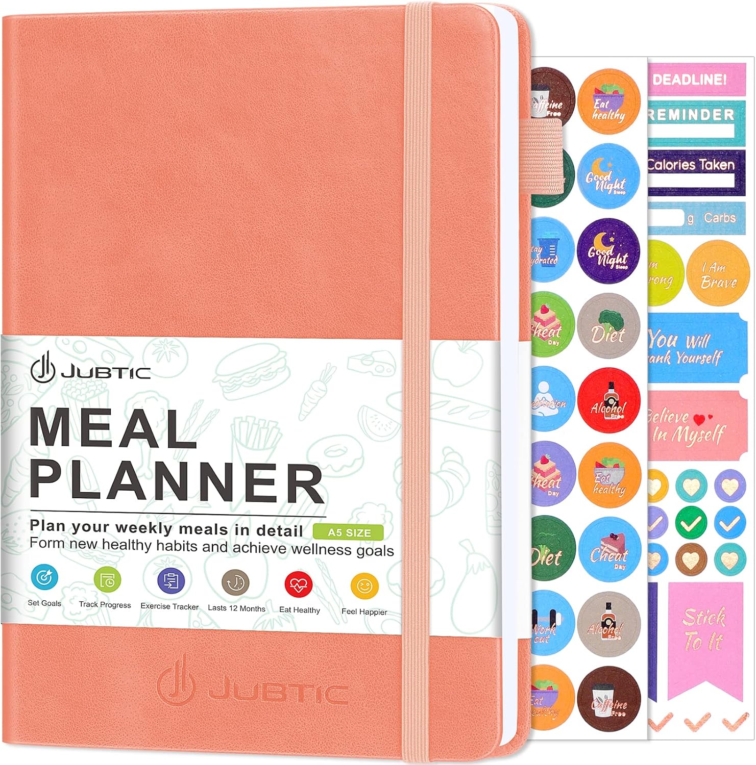 JUBTIC Weekly Meal Planner Notebook