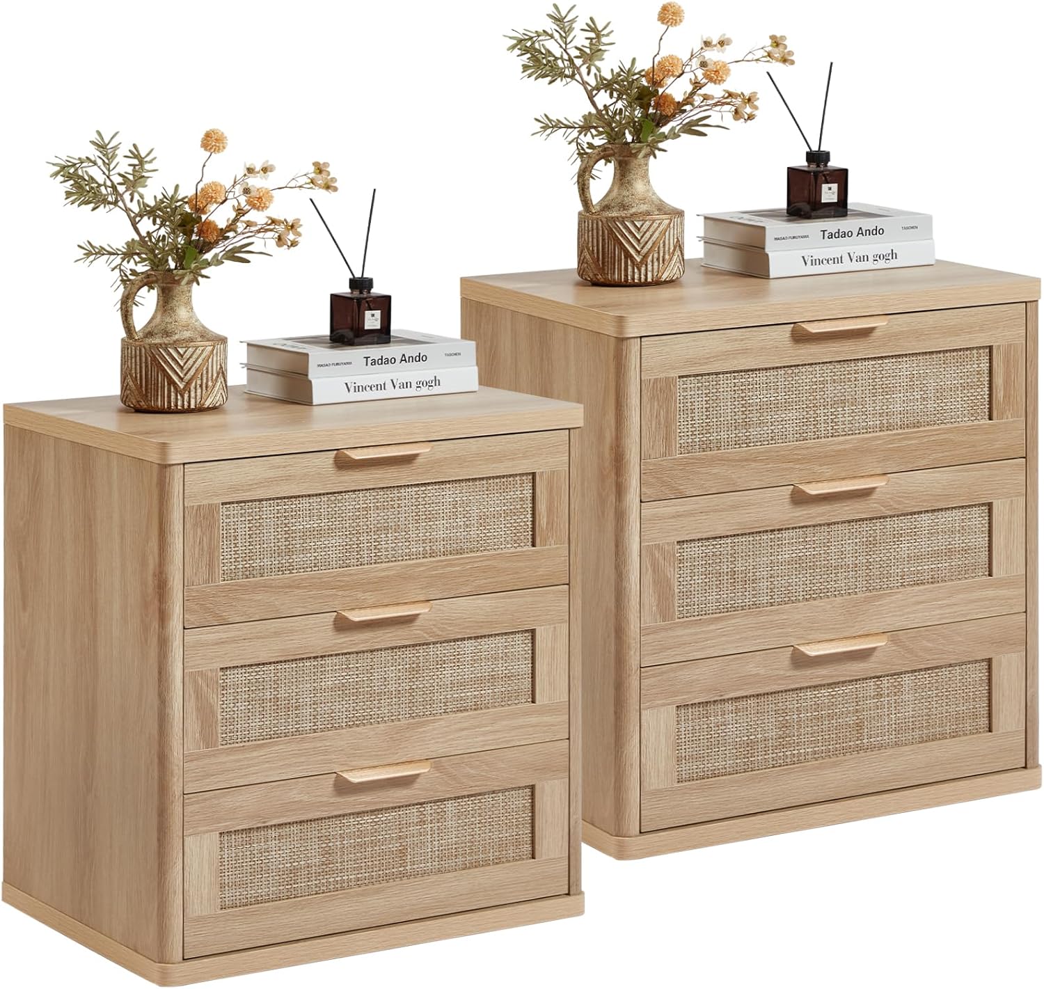 LEYAOYAO Rattan Night Stand