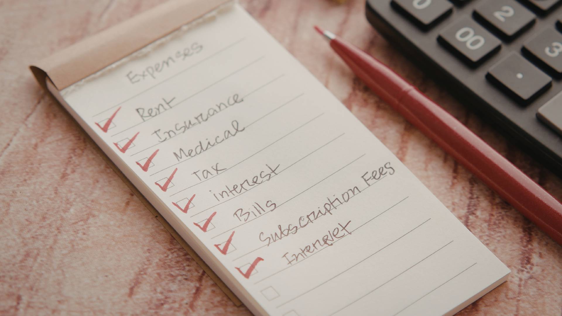 List Every Expense to Do a Personal Expense Audit
