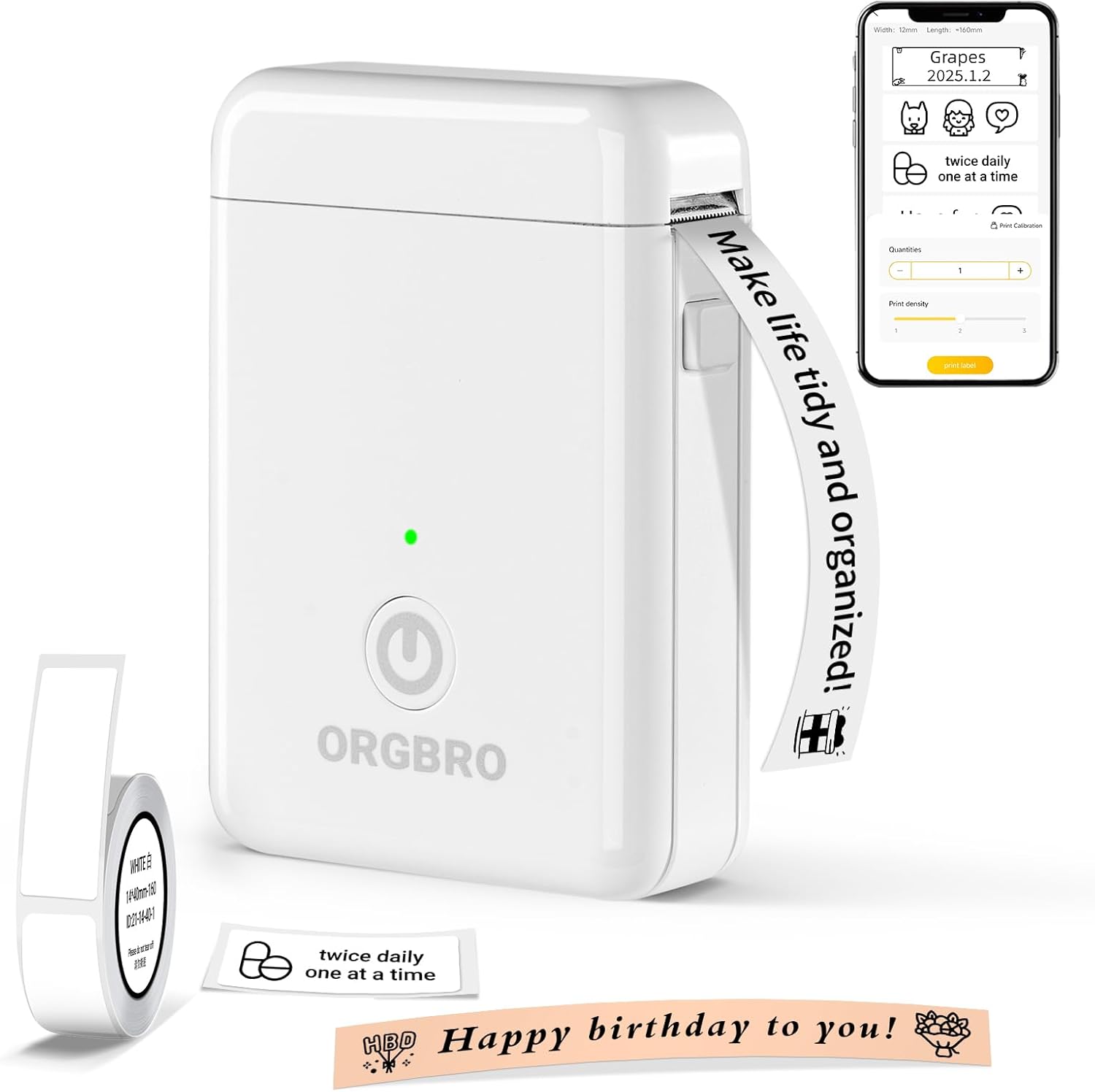 ORGBRO X1 Label Maker