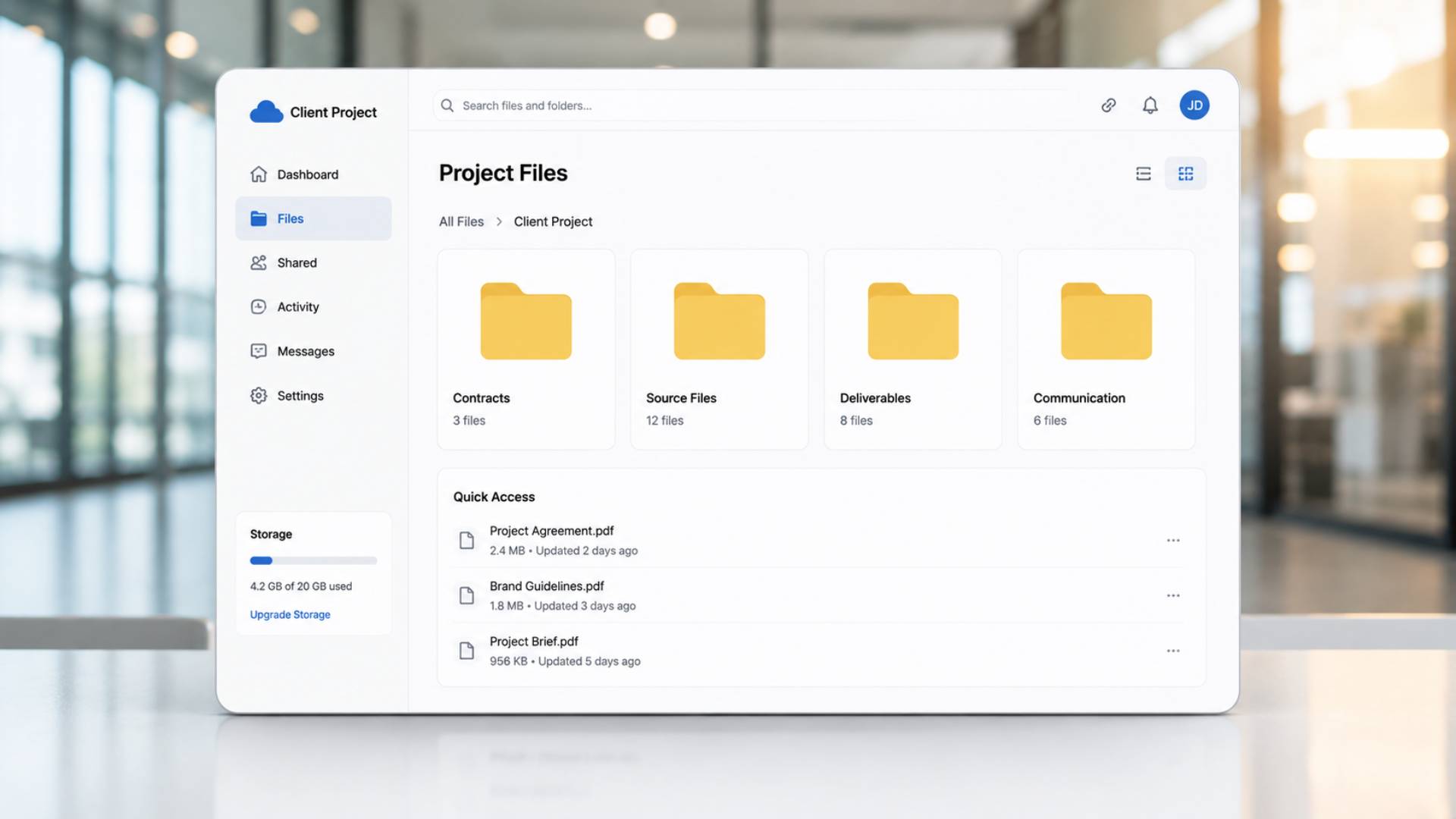 Organize Project Files