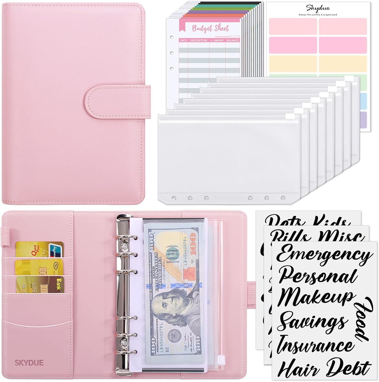 SKYDUE Budget Binder