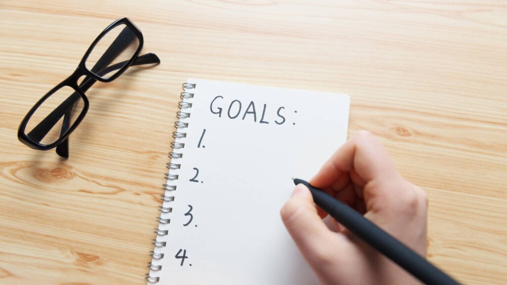 Set One Goal for the Week in your Weekly Weight Loss Reset Checklist