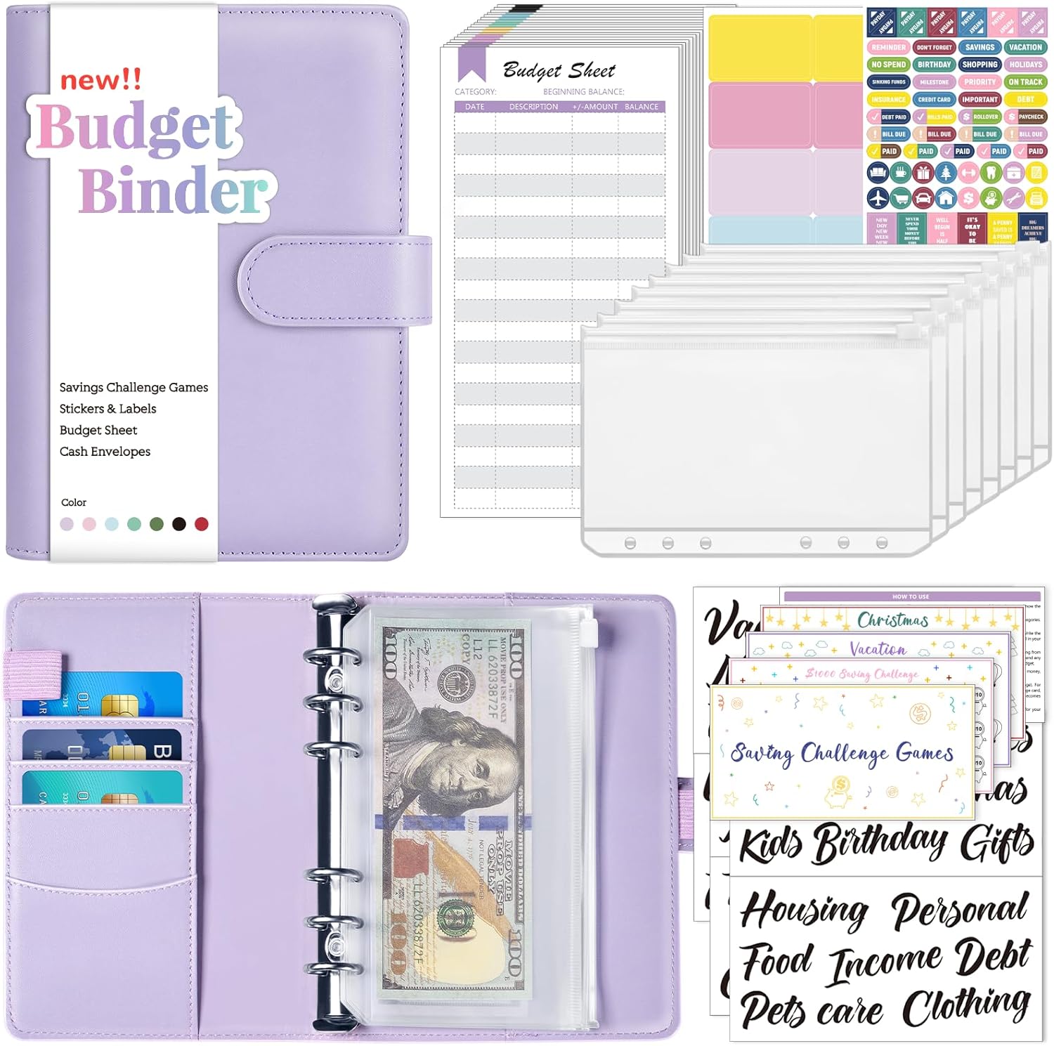 Sooez Budget Binder