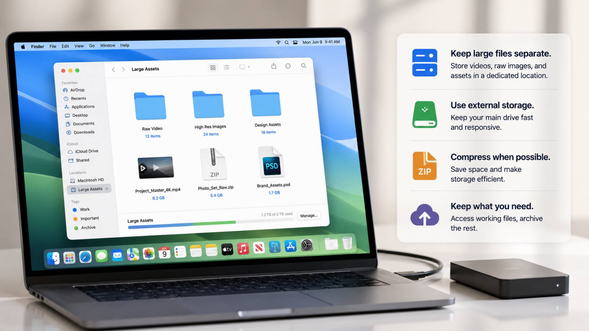 Store Large Files the Smart Way for Digital Download Organization