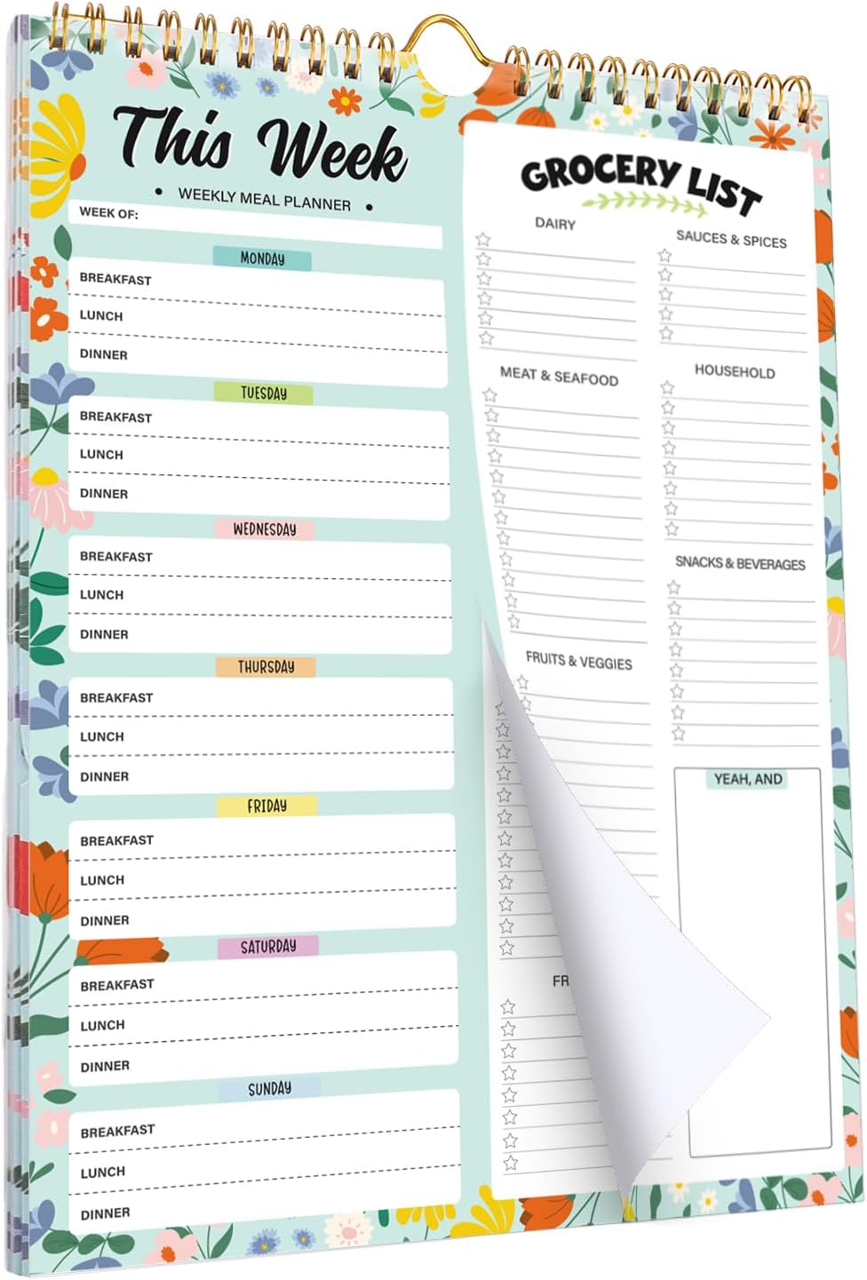 Thboxes Magnetic Meal Planner