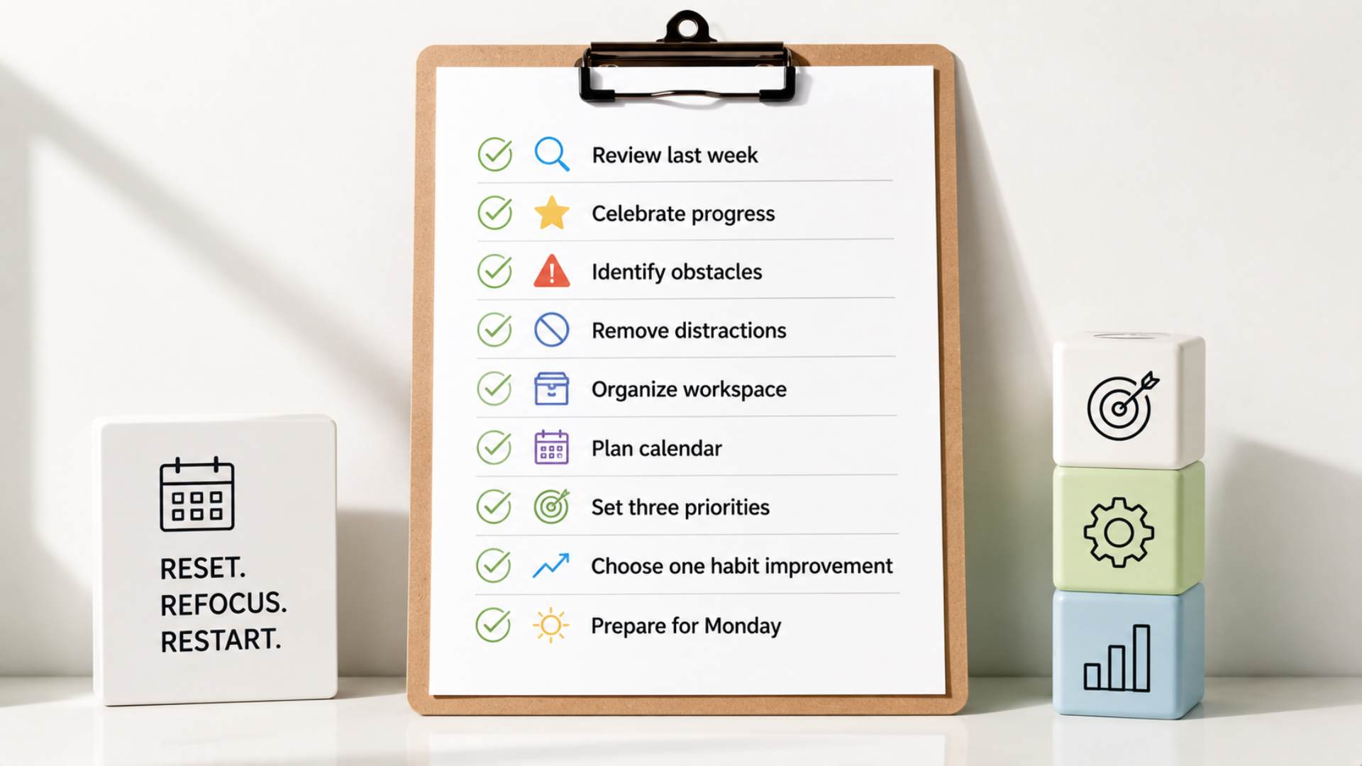 Weekly Discipline Reset Checklist