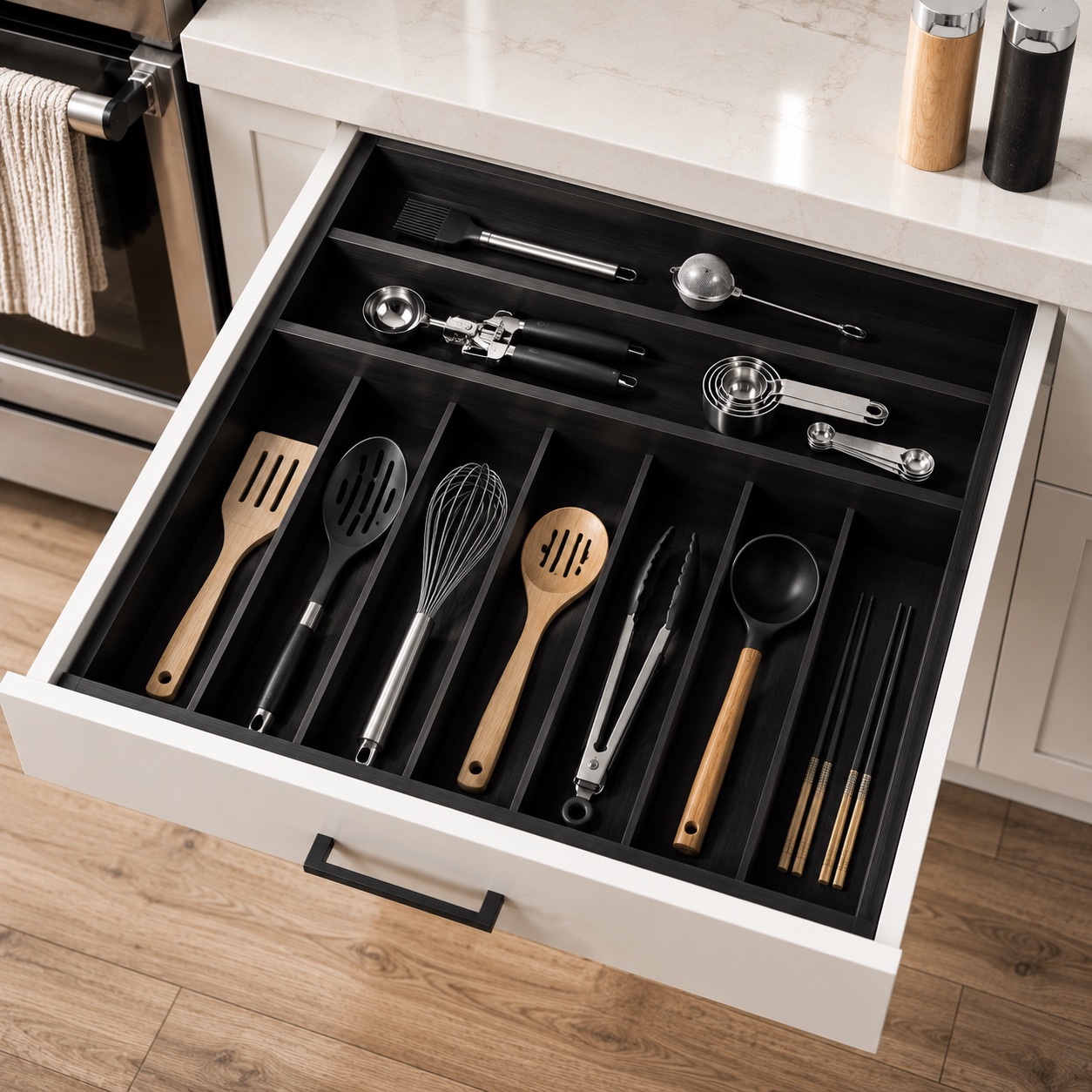 ROYAL CRAFT WOOD Luxury Bamboo Kitchen Drawer Organizer Review